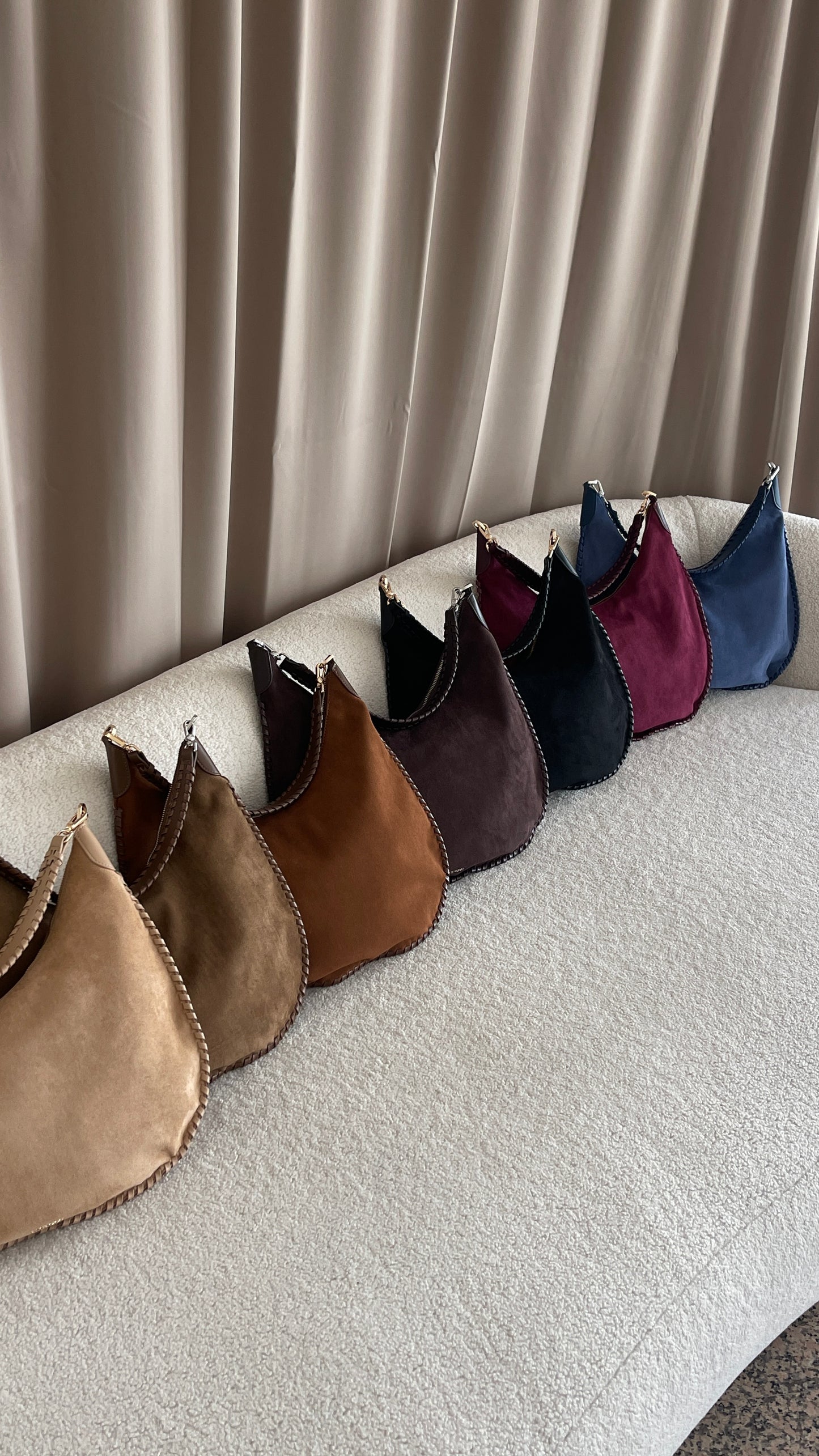 BORSA A SPALLA AURORA - BROWN