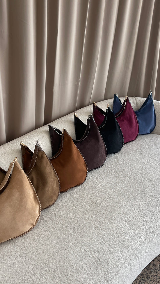 BORSA A SPALLA AURORA - BROWN