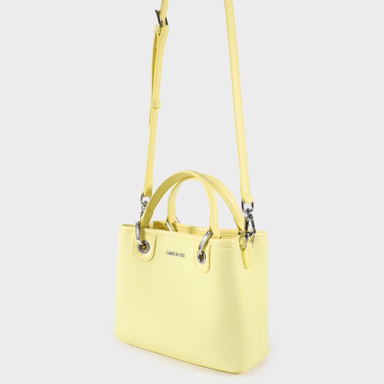 Bolso de mano MARGOT SMALL CANVAS LE - AMARILLO LIMÓN