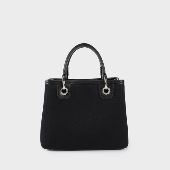 Bolso de mano MARGOT SMALL CANVAS LE - BLACK SILVER