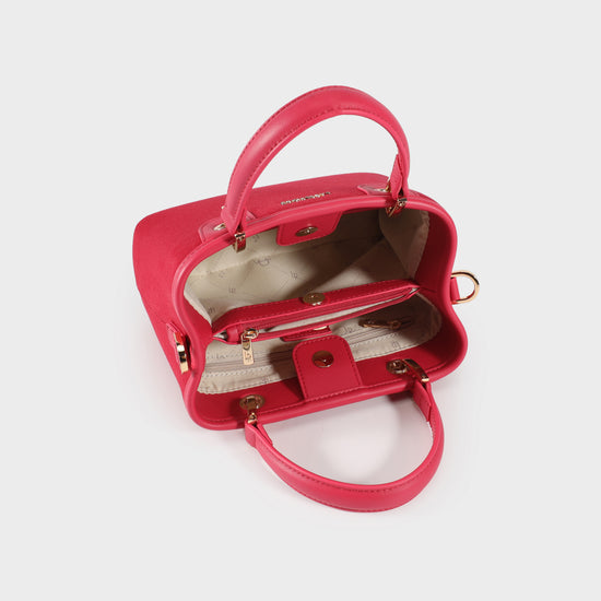 Bolso de mano MARGOT SMALL CANVAS LE - MAGENTA