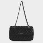 Borsa a spalla KATE BIG - BLACK SILVER
