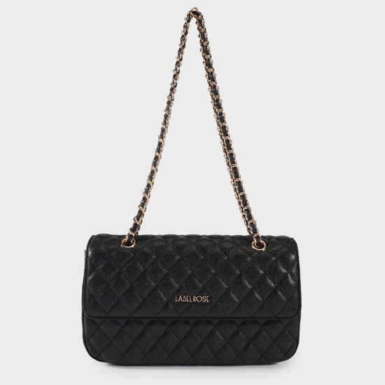 Borsa a spalla KATE BIG - BLACK GOLD
