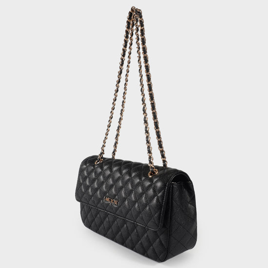 Borsa a spalla KATE BIG - BLACK GOLD