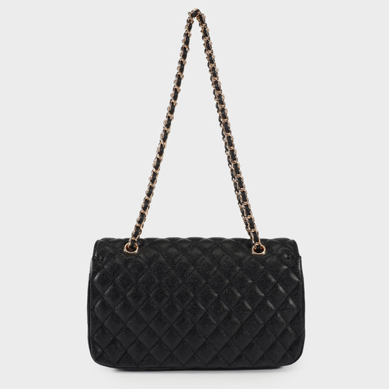Borsa a spalla KATE BIG - BLACK GOLD