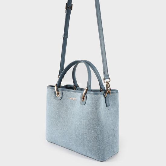 Bolso de mano MARGOT BIG DENIM LE - BLUE GRAY