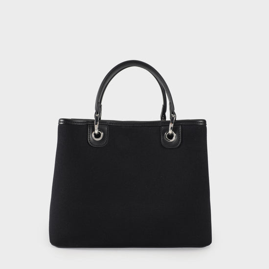 Bolso de mano MARGOT BIG CANVAS LE - NEGRO PLATA