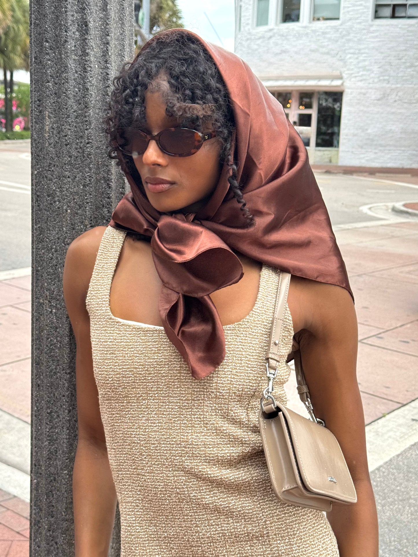 Borsa a spalla NICOLE - TAUPE