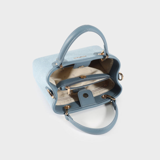 Bolso de mano MARGOT SMALL DENIM LE - AZUL GRISÁCEO