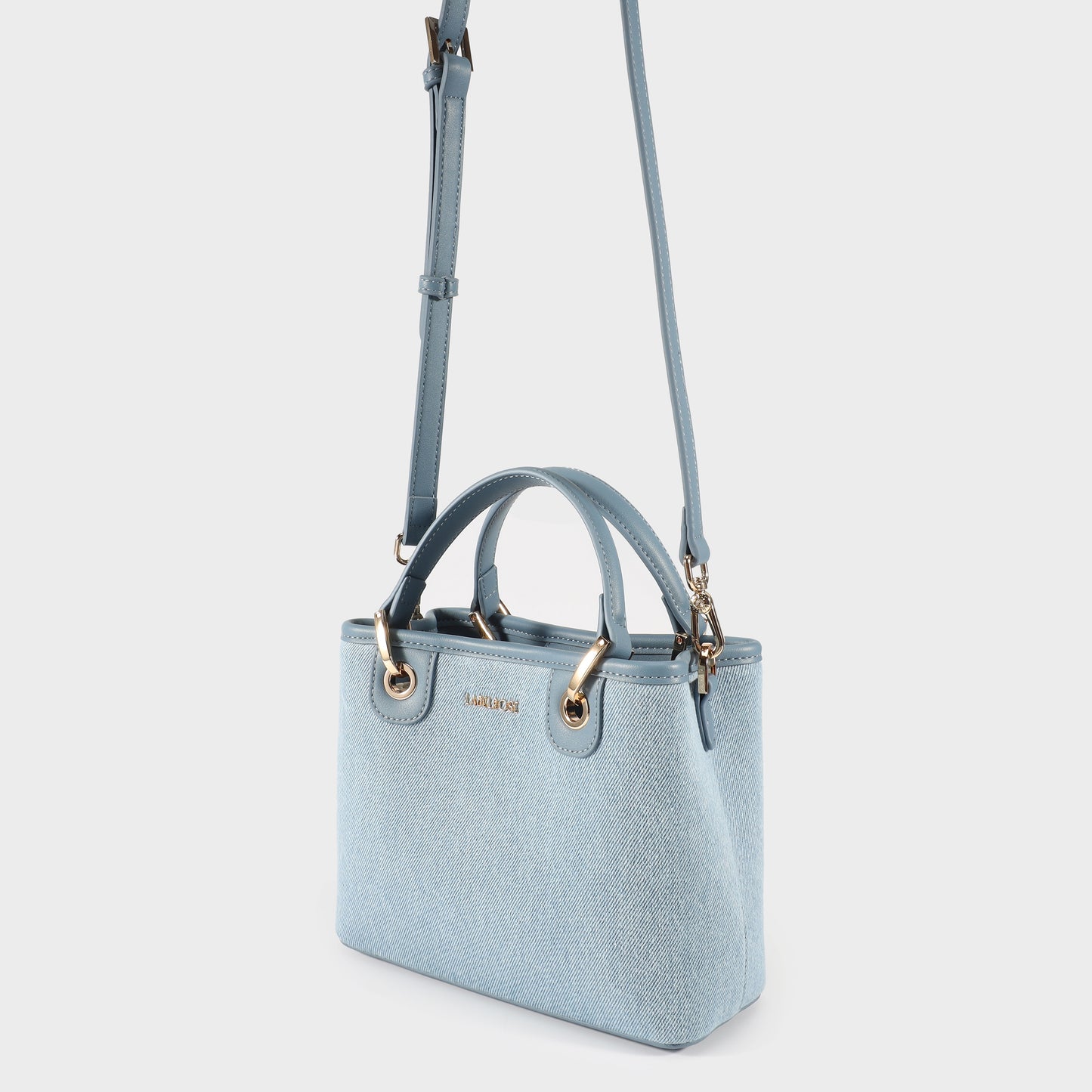 Bolso de mano MARGOT SMALL DENIM LE - AZUL GRISÁCEO