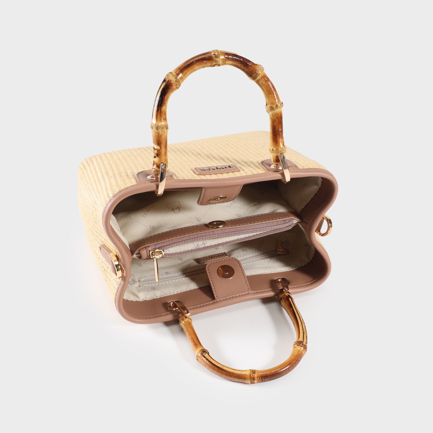 Borsa a mano MARGOT BIG BAMBOO  LE - SAND BEIGE