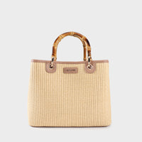 MARGOT BIG BAMBOO LE Handbag - SAND BEIGE