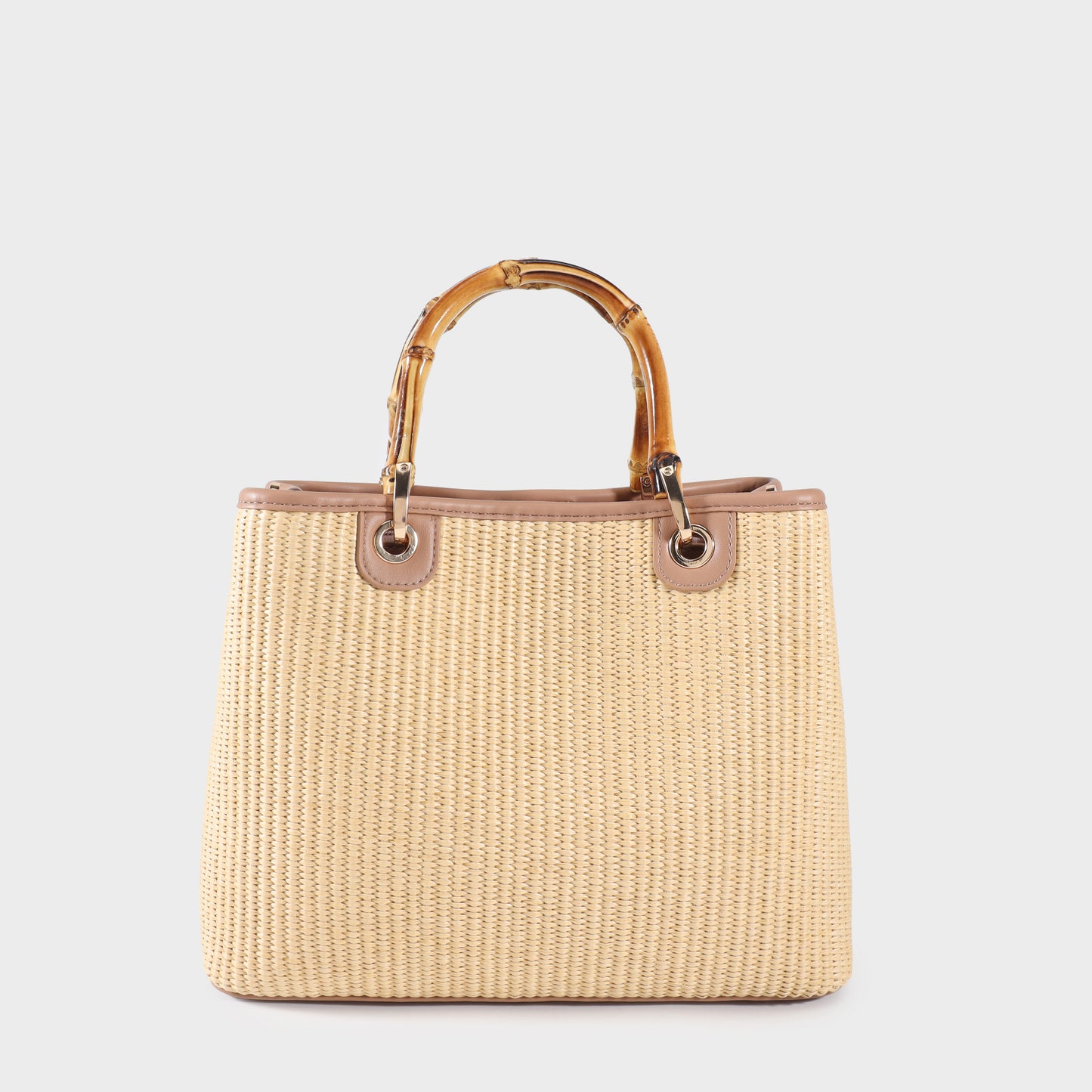 Borsa a mano MARGOT BIG BAMBOO  LE - SAND BEIGE