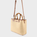 Borsa a mano MARGOT BIG BAMBOO  LE - SAND BEIGE