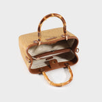 Borsa a mano MARGOT BIG BAMBOO  LE - BRUNT BROWN