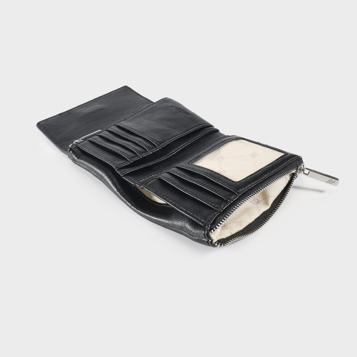 Billetera BLAKE WALLET - NEGRO PLATEADO