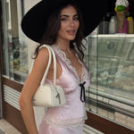 LONGUETTE Shoulder Bag - CREAM