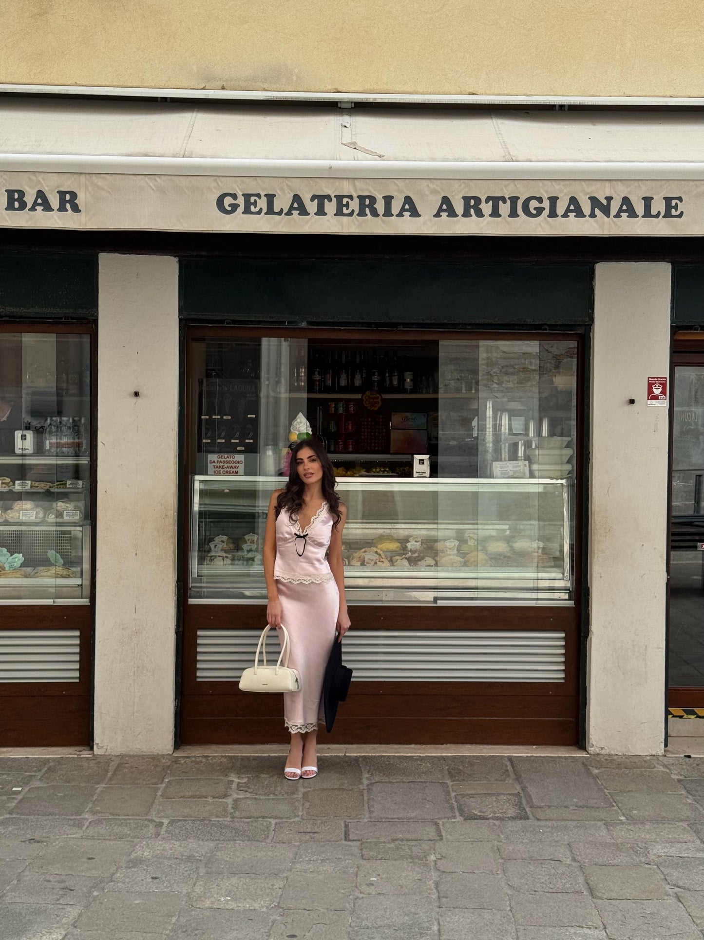 Borsa a spalla LONGUETTE- CREAM PREVENDITA