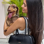 LONGUETTE Shoulder Bag - BLACK GOLD