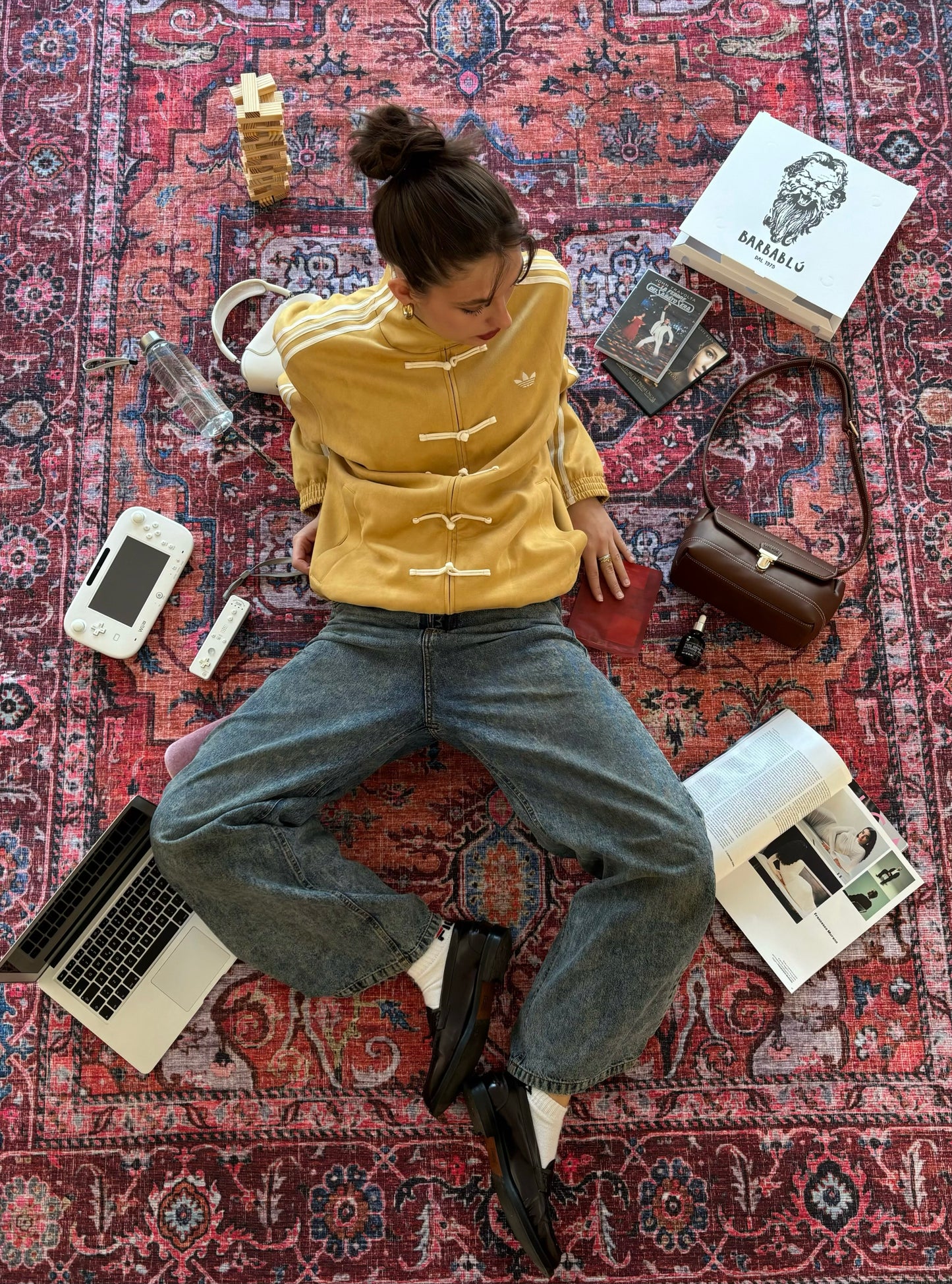 Bolso de hombro GWYNETH - MARRÓN