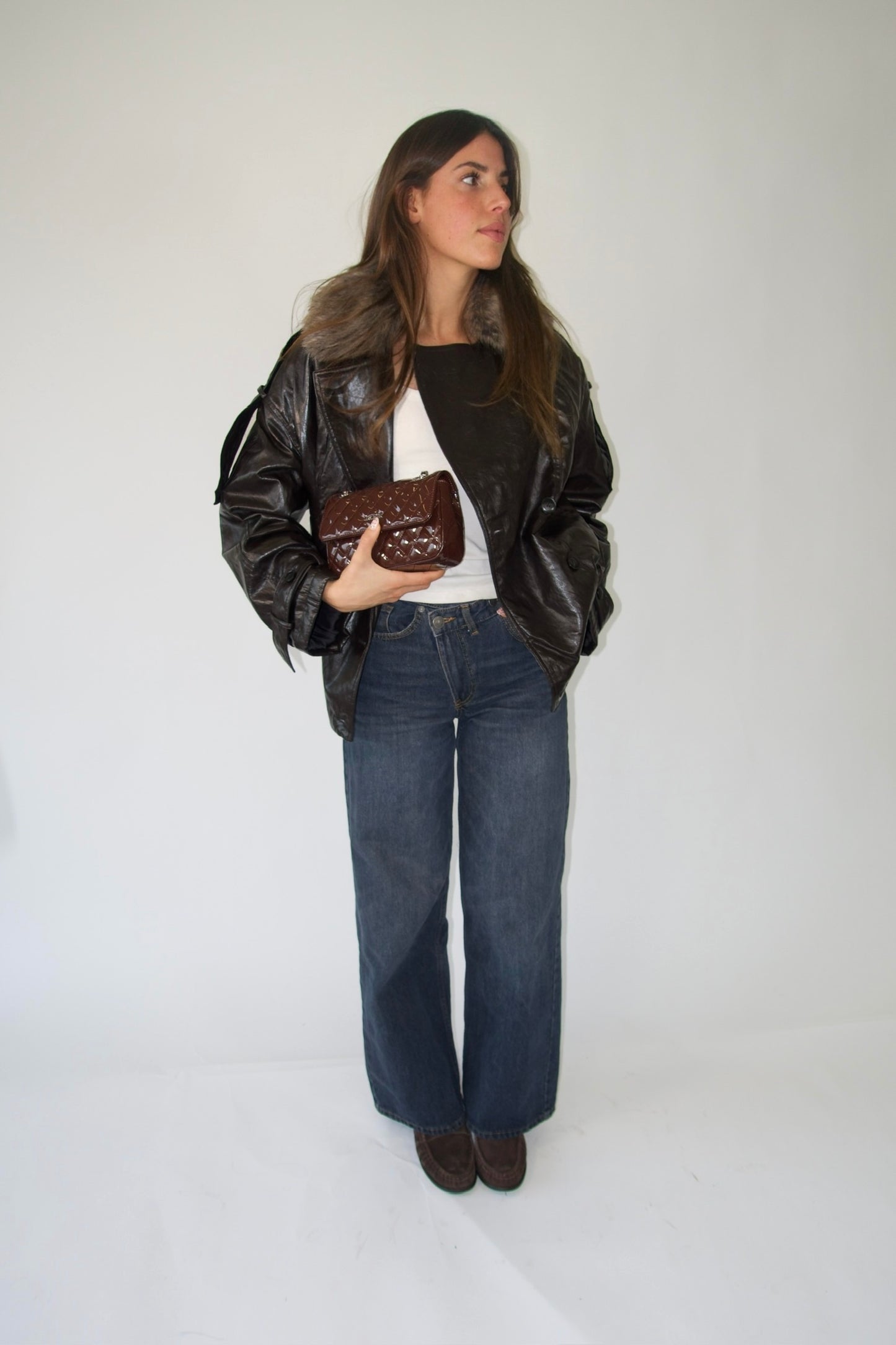 KATE SMALL shoulder bag - BROWN