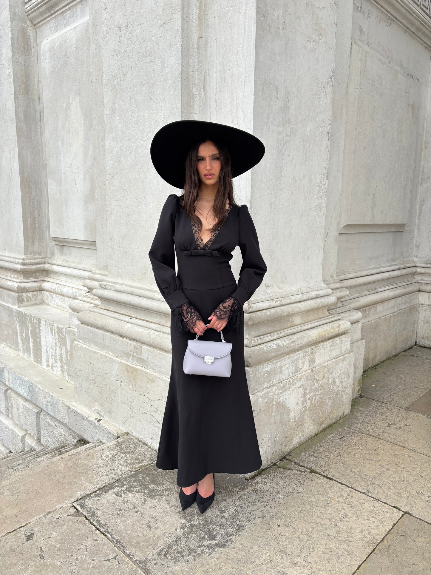 Borsa a mano LESLIE - AMETHYST SMOKE