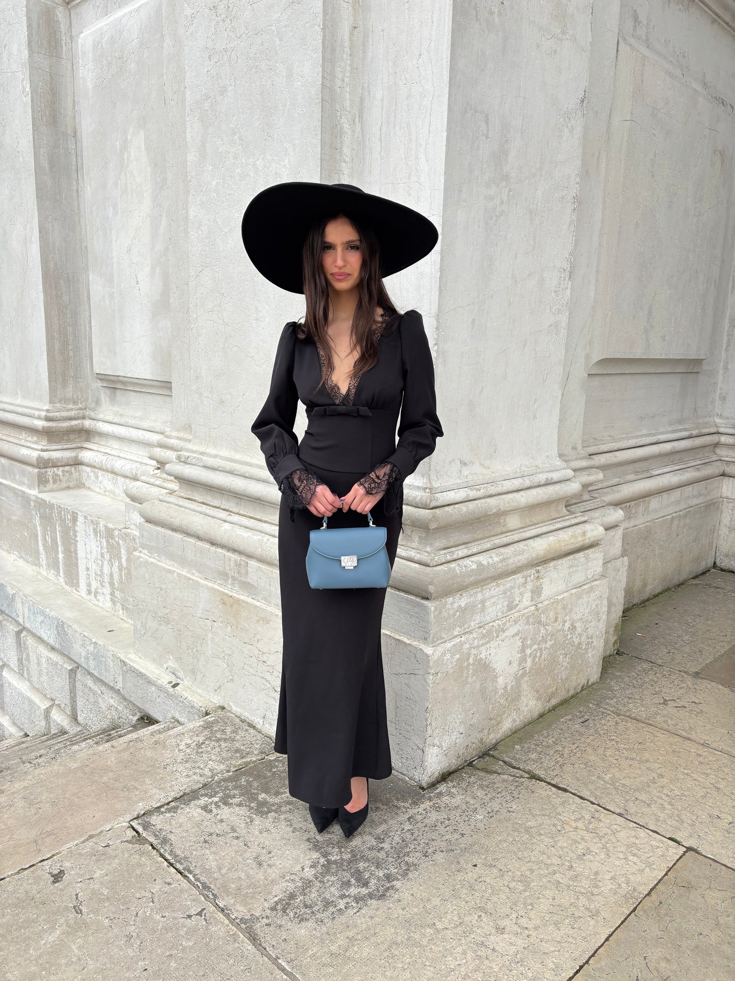 Borsa a mano LESLIE - BLUE JEANS