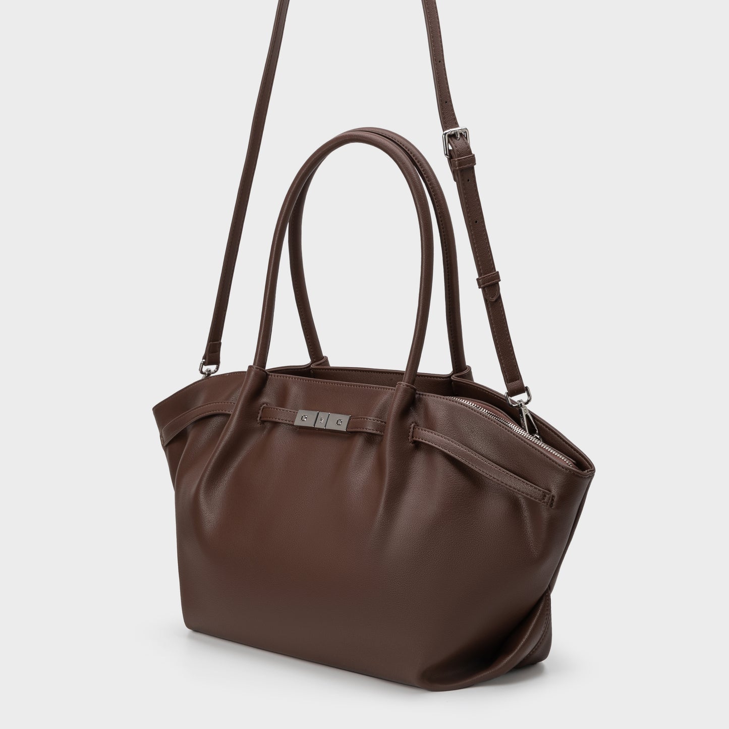 Borsa a spalla NEW BRIELLE BIG - ESPRESSO