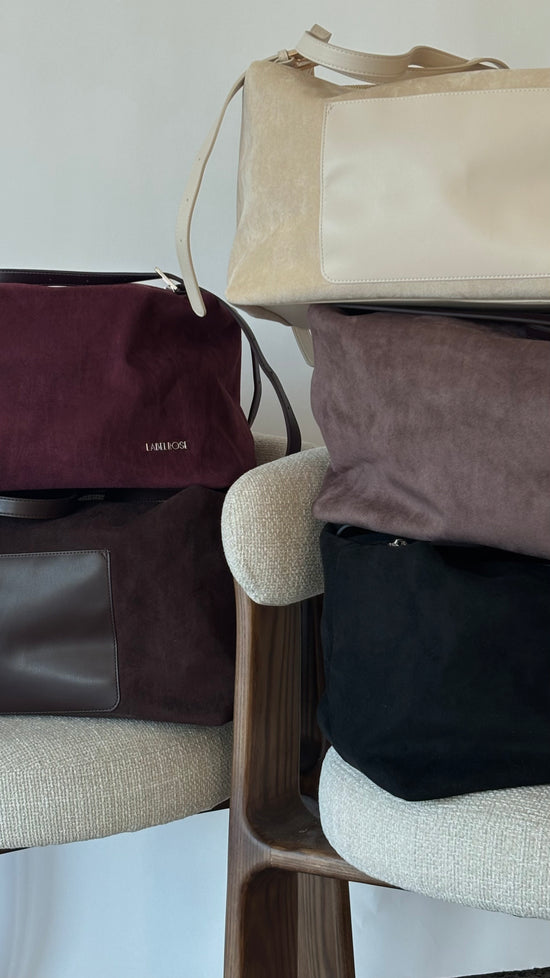 Shopping bag a spalla SIDNEY - MARRONE