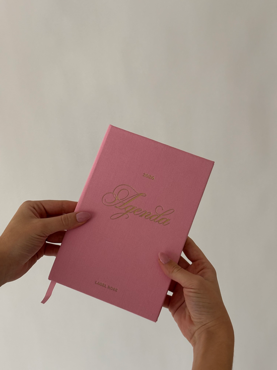 Agenda LABEL ROSE rosa 2026