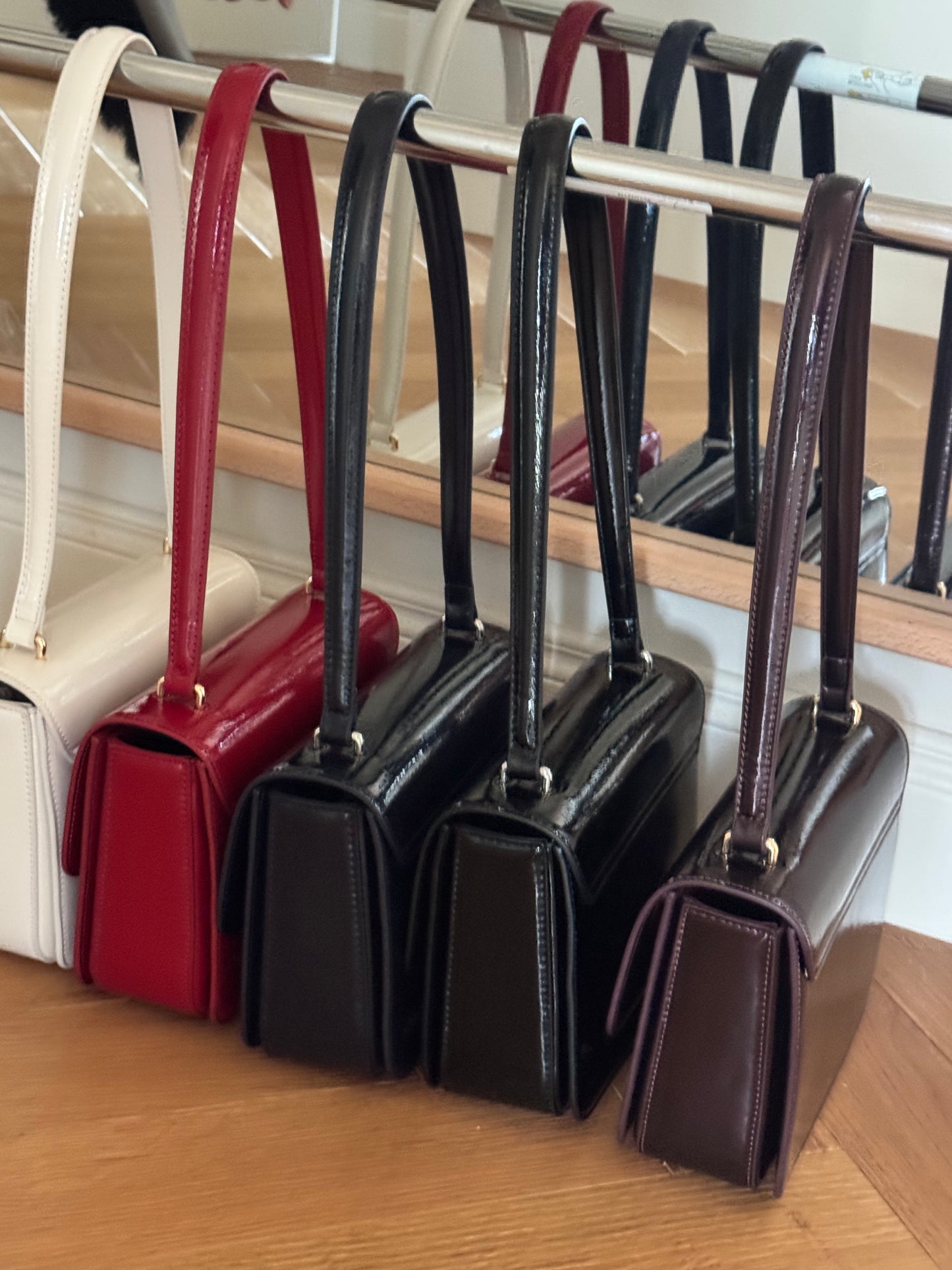 Borsa a spalla FLORA - CHERRY