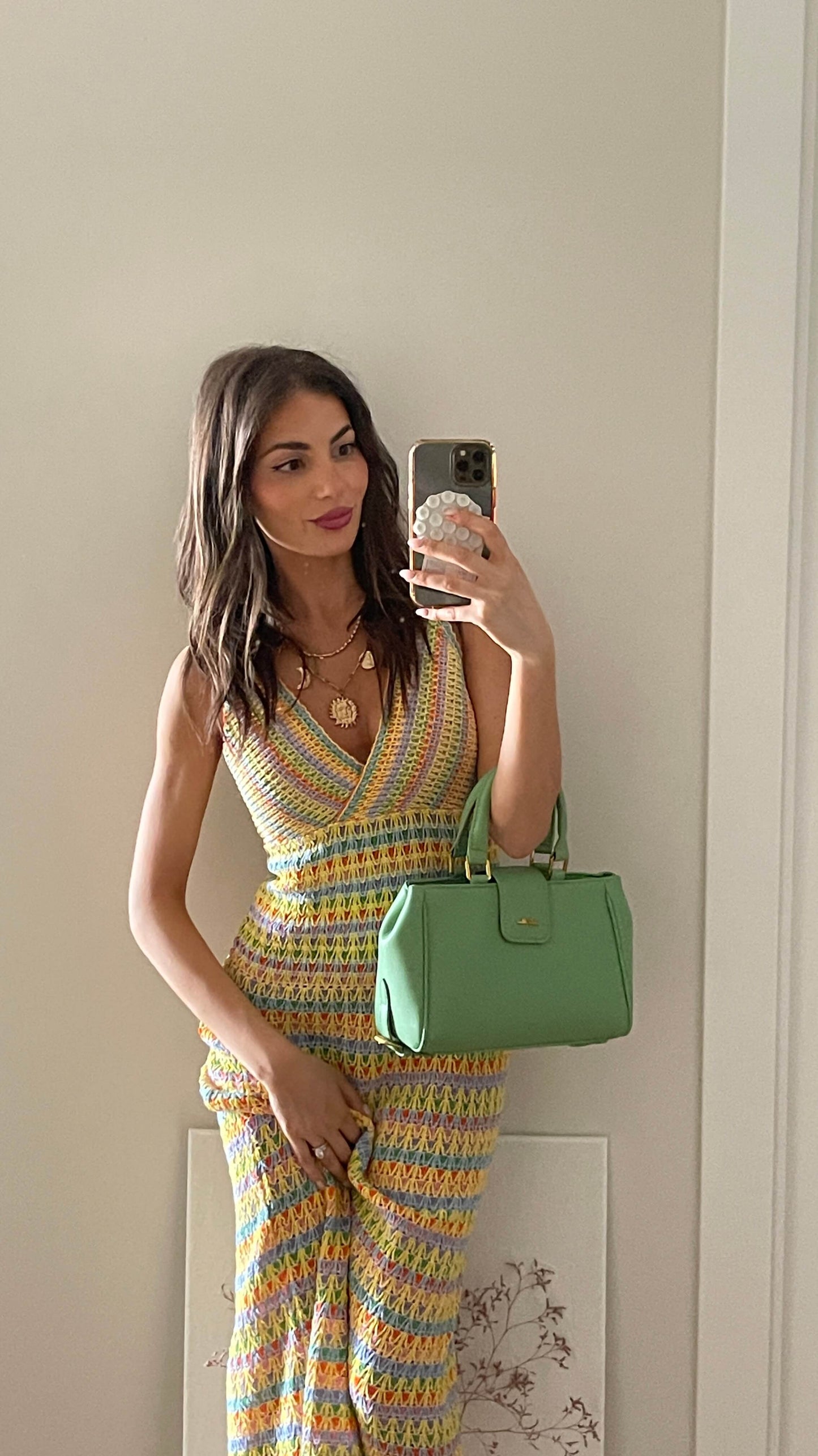 Borsa a mano CASSIDY BIG - GREEN