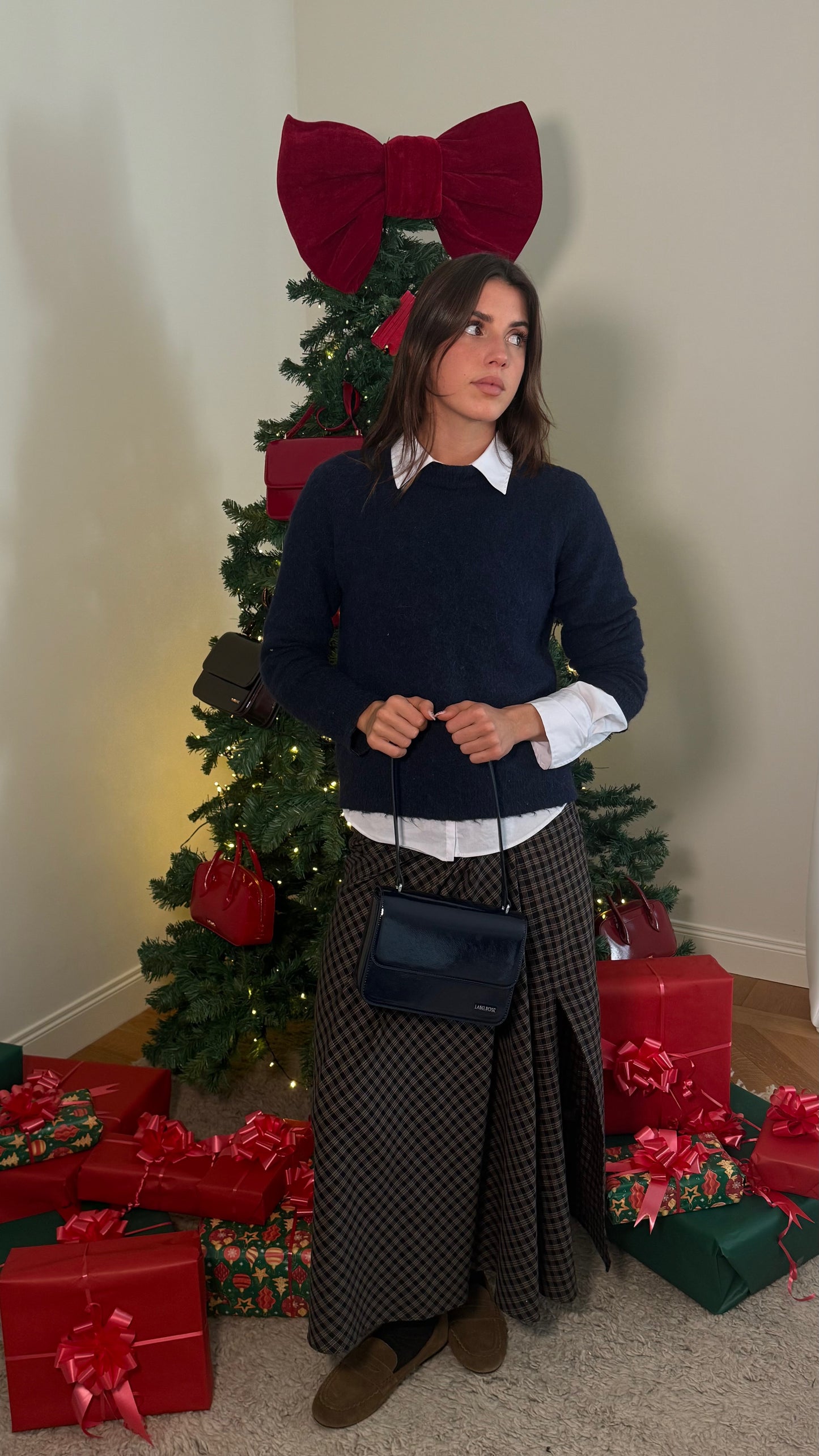 Borsa a spalla FLORA - BLUE