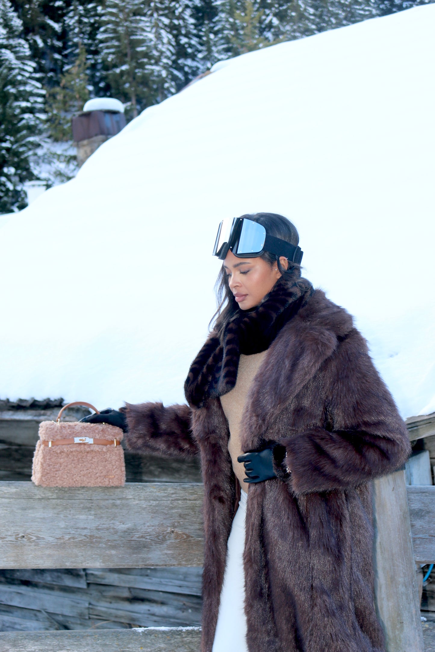 Borsa a mano GRACE TEDDY- CARAMEL