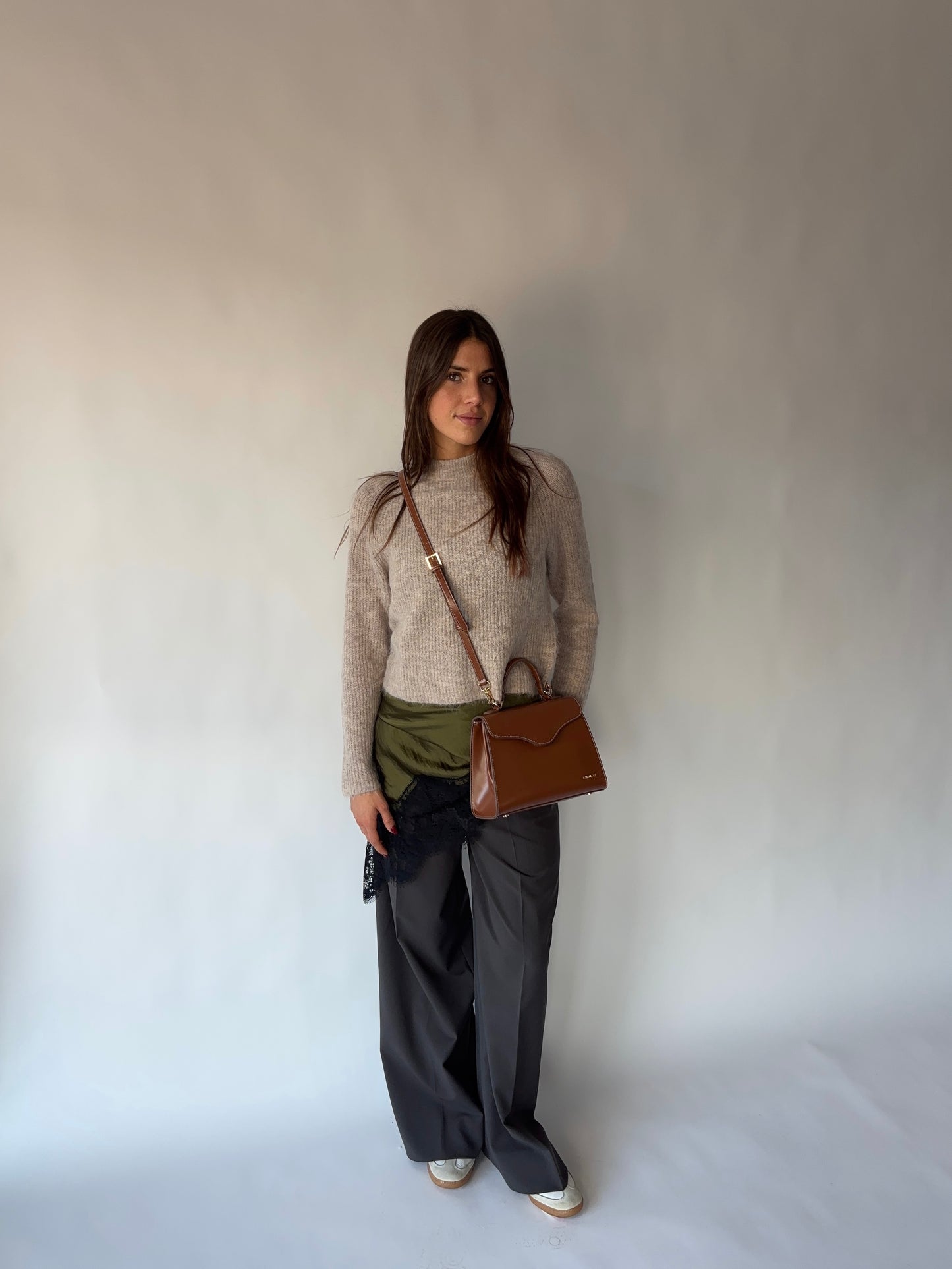 Borsa a tracolla ISABEL - BROWN