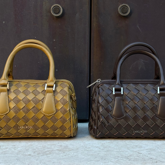 Borsa a mano TWIST- BROWN