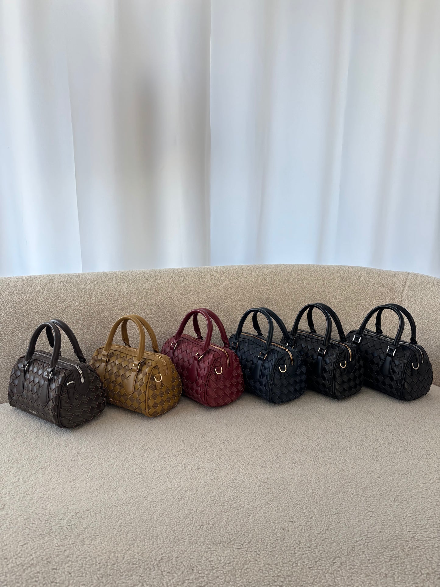 Borsa a mano TWIST- BROWN