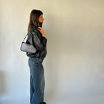 Borsa a spalla TIARA - BLACK SILVER