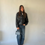Borsa a mano PARIS MINI STRASS  - BLACK SILVER