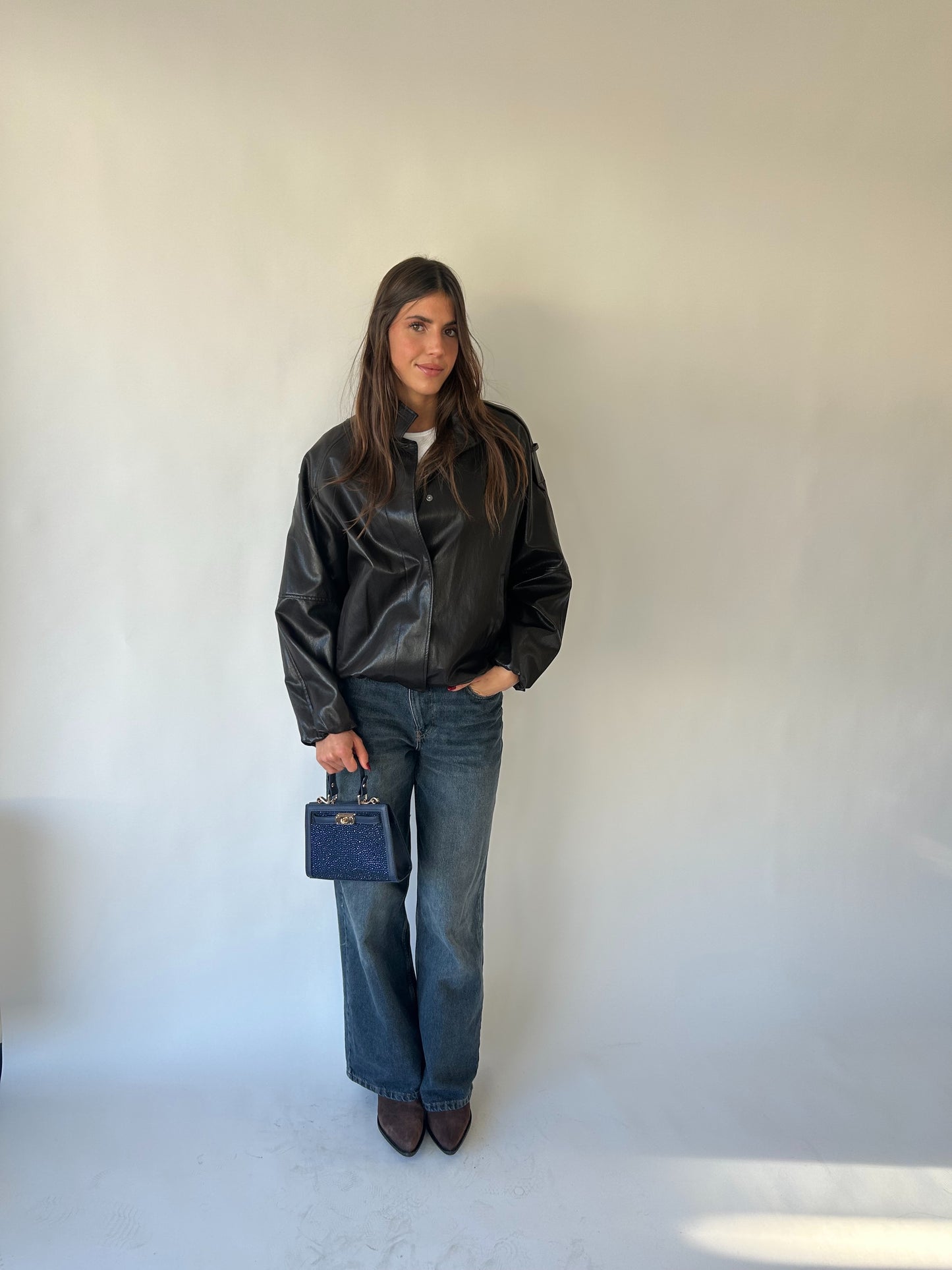 PARIS MINI STRASS Handbag - BLUE