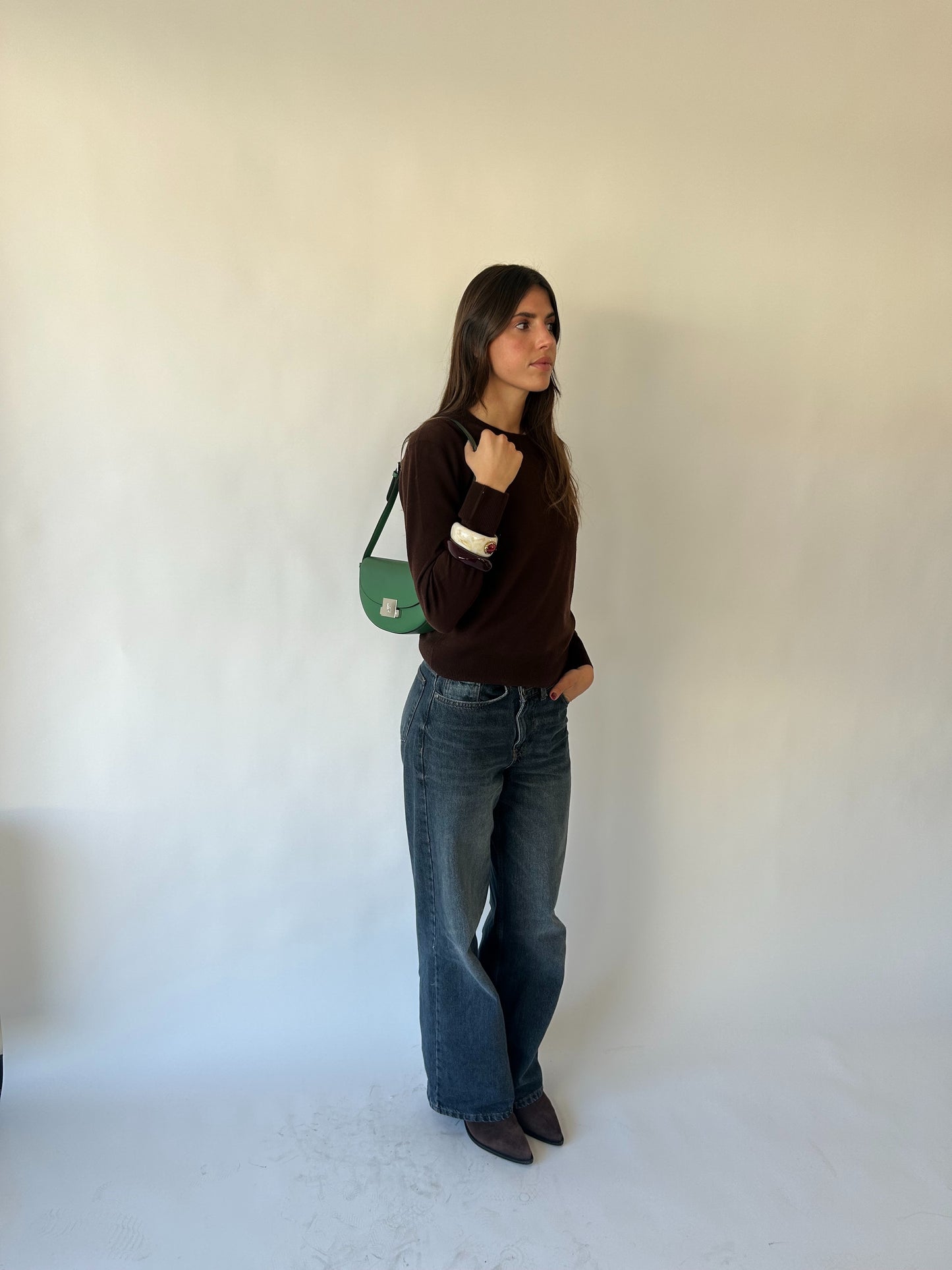 Borsa a spalla HELEN - GREEN