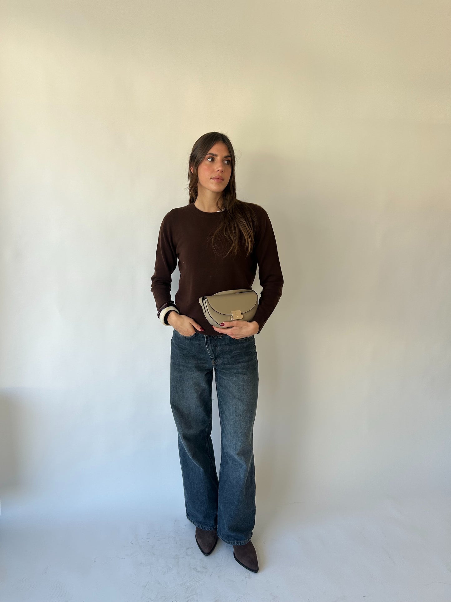 Borsa a spalla HELEN - TAUPE