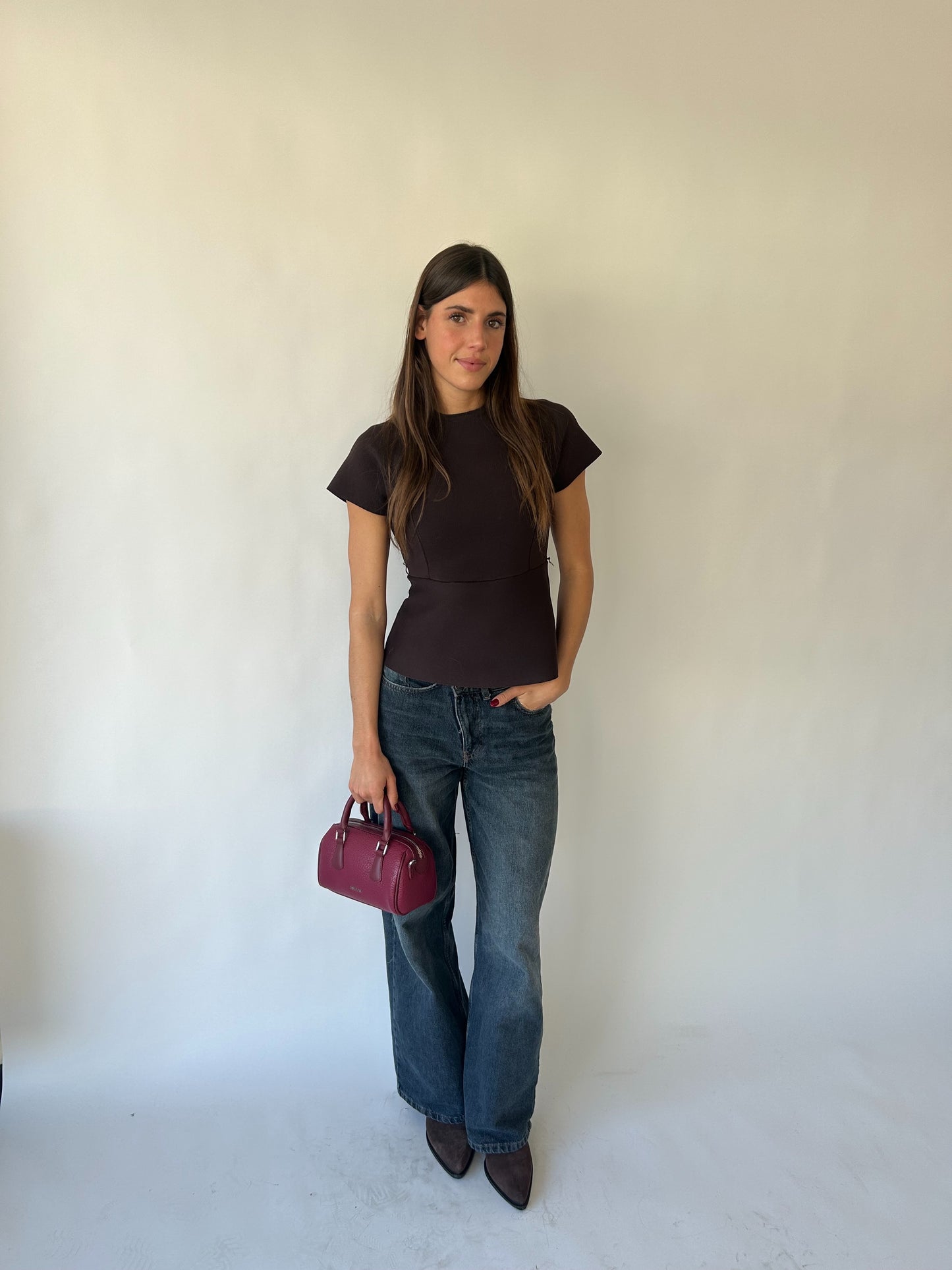 Bolso de mano BLINKY - VELVET PLUM