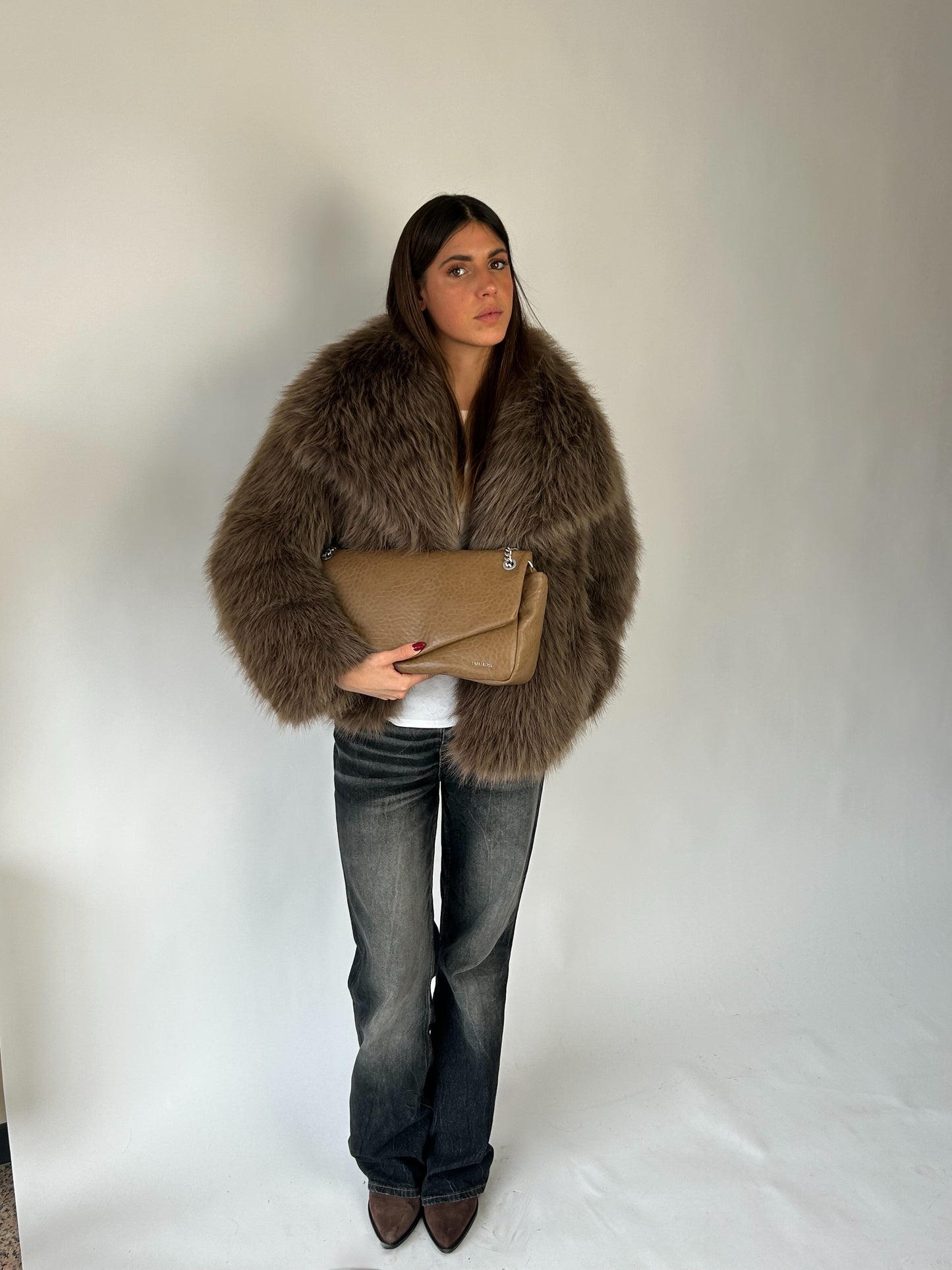 KAYLA shoulder bag - TAUPE