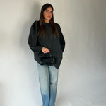 Borsa a mano ESMÉ - BLACK SILVER - senza imballaggio originale
