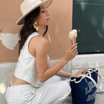 Borsa a spalla NANCY - BLU