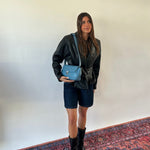 Shoulder bag GWYNETH- LIGHT BLUE