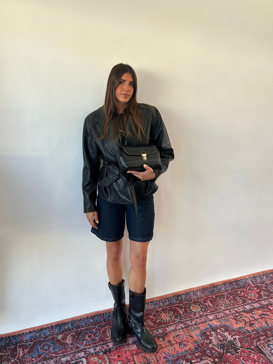Borsa a spalla GWYNETH- BLACK