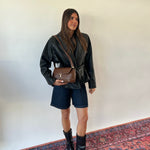 Shoulder bag GWYNETH- BROWN