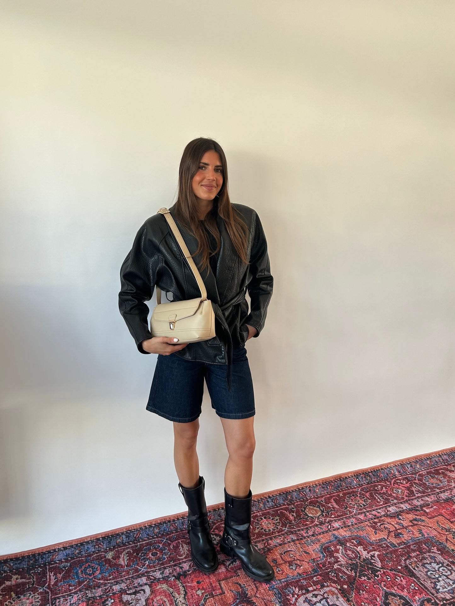 GWYNETH Shoulder bag - BEIGE